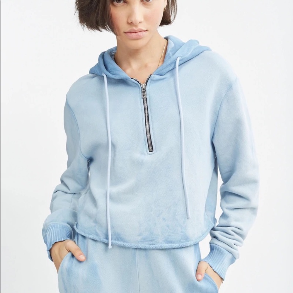 Cotton citizen Brooklyn crop zip size medium